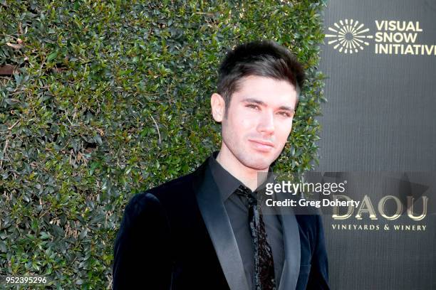 Kristos Andrews attends the 2018 Daytime Creative Arts Emmy Awards at Pasadena Civic Center on April 27, 2018 in Pasadena, Texas.