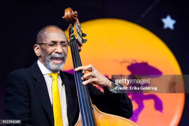 Ron Carter performs at Fair Grounds Race Course on April 27, 2018 in New Orleans, Louisiana.