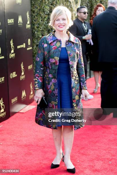 Mary Beth Evans attends the 2018 Daytime Creative Arts Emmy Awards at Pasadena Civic Center on April 27, 2018 in Pasadena, Texas.