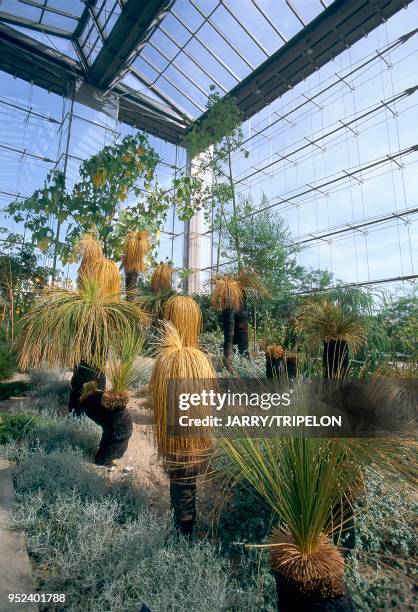 The André Citroen Park in the 15th arrondissement. This park was built on the site of the former Citroen factories and was created by Gilles CLEMENT...