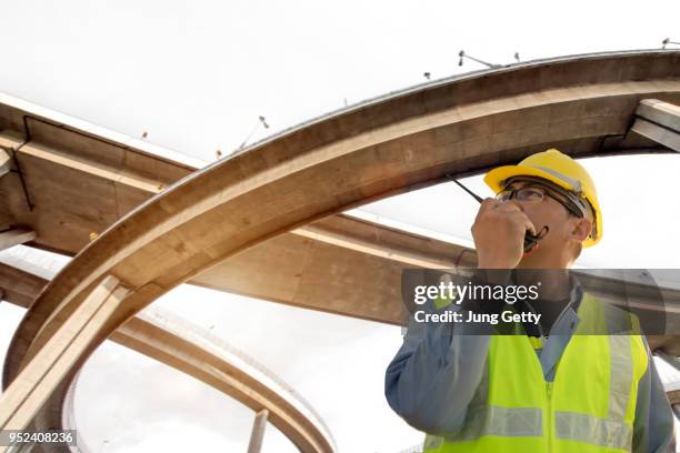 road engineer - bridge built structure stock pictures, royalty-free photos & images