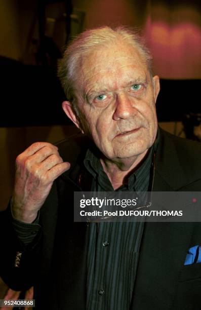 The French composer Pierre Delanoe, winner of the SACEM Prize.