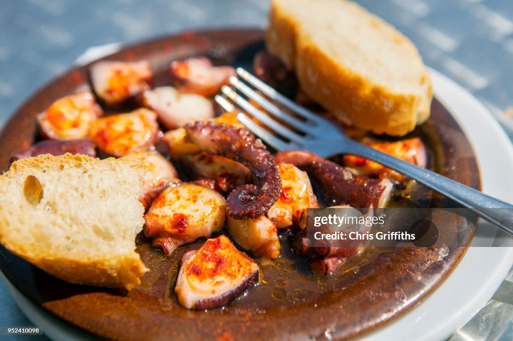 Polbo a feira (Galician style octopus)