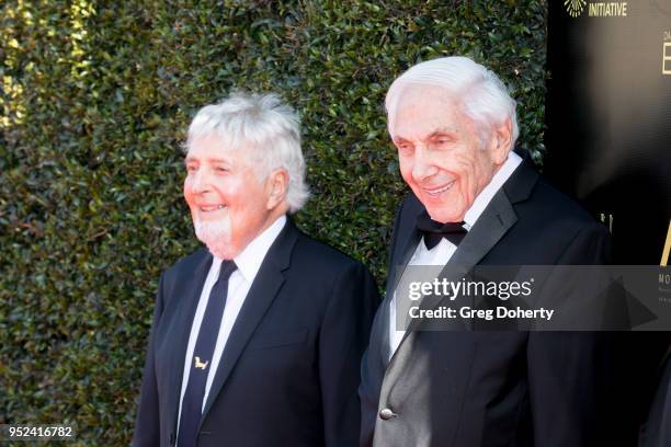 Sid and Marty Krofft attend the 2018 Daytime Creative Arts Emmy Awards at Pasadena Civic Center on April 27, 2018 in Pasadena, California.