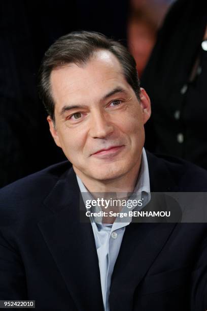 Samuel Labarthe attends vivement Dimanche Tv show in Paris , France , on May 11, 2011.