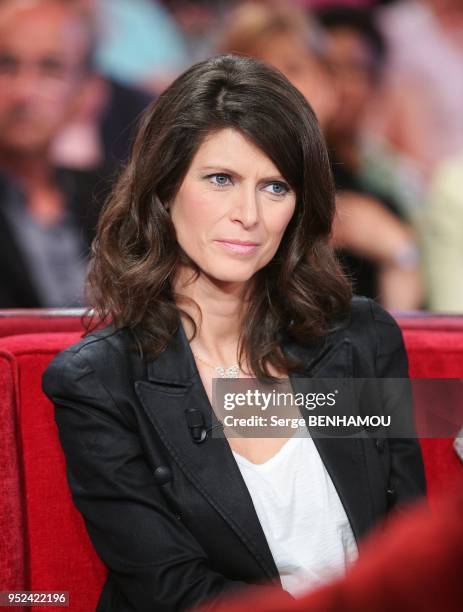 Magali Lunel attends Vivement Dimanche Tv show in Paris , France , on May 11, 2011.