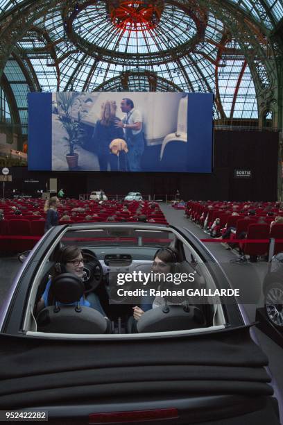 Cinema Paradisio au grand Palais le 20 Juin 2013, 26 films projetes 2 voire 3 films par soirees a Paris en France. Confortablement installes dans des...