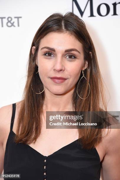 Actress Lili Mirojnick attends the premiere of "Summertime" with Tribeca Talks: Storytellers during the 2018 Tribeca Film Festival at BMCC Tribeca...