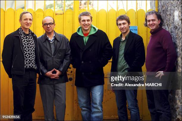 Michel Royer , Karl ZERO Didier GUSTIN , Yves DARONDEAU et Christophe HENROTTE . De gauche a droite : Michel Royer , Karl ZERO Didier GUSTIN , Yves...