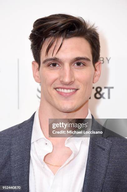 Actor Dan O'Brien attends the premiere of "Summertime" with Tribeca Talks: Storytellers during the 2018 Tribeca Film Festival at BMCC Tribeca PAC on...