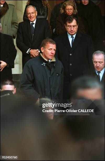 Patrick Le Lay, Martin Bouygues, Patrick Poivre D'Arvor and Francois Pinault.