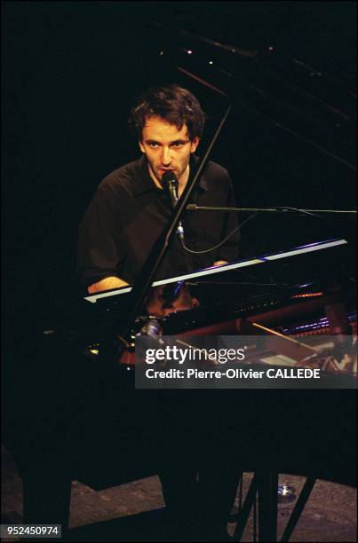 Vincent Delerm performs at the cigale.