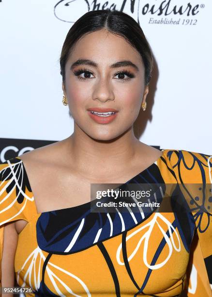 Ally Brooke arrives at the Marie Claire's 5th Annual 'Fresh Faces' at Poppy on April 27, 2018 in Los Angeles, California.