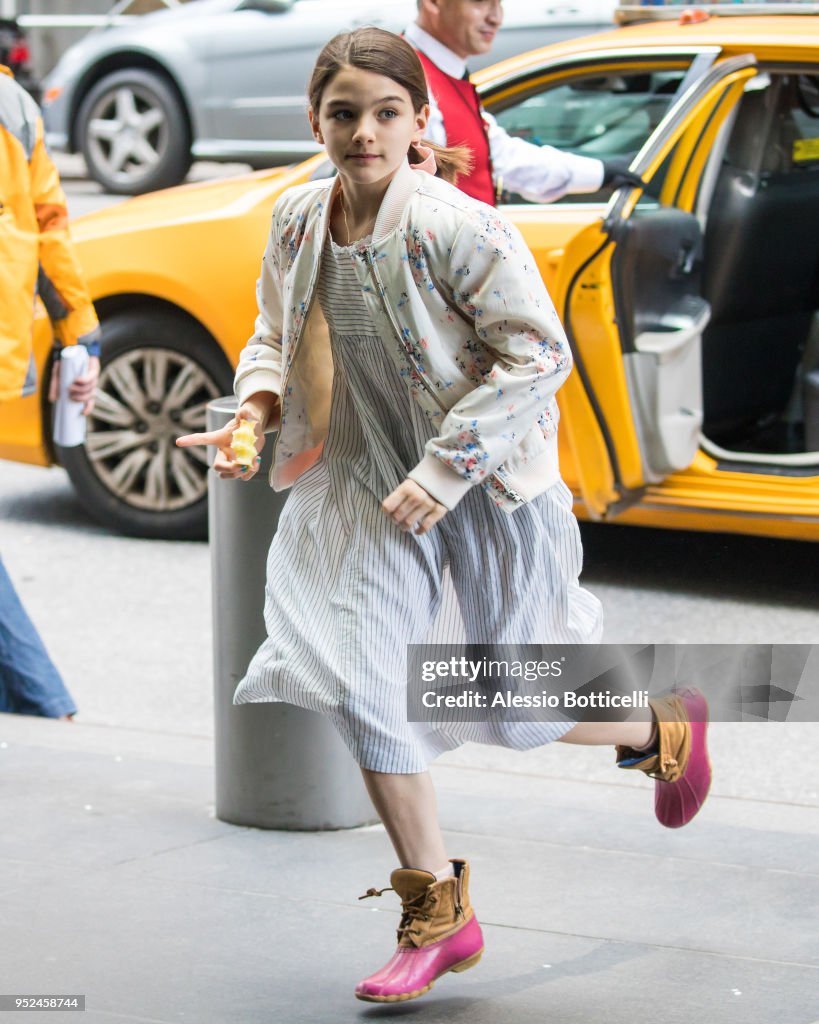 Celebrity Sightings in New York City - April 28, 2018