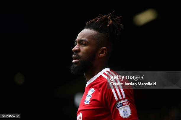 Jacques Maghoma of Birmingham during the Sky Bet Championship match between Queens Park Rangers and Birmingham City at Loftus Road on April 28, 2018...