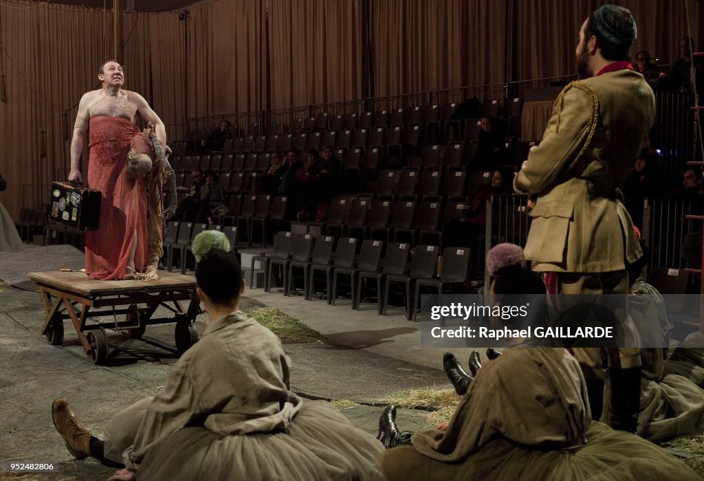 The Comedie Francaise Performs Peer Gynt At Grand Palais, Paris, France