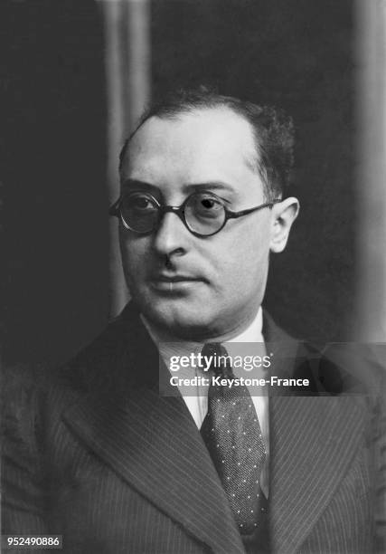 Monsieur Jean ZAY, Minsitre de l'Education Nationale dans le gouvernement de Leon Blum 19360605. Mr Jean ZAY National Education minister in Leon Blum...