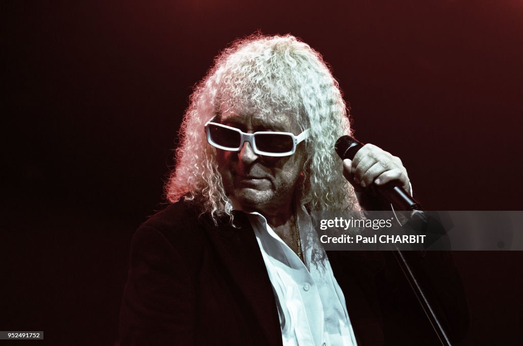 Le chanteur Michel Polnareff