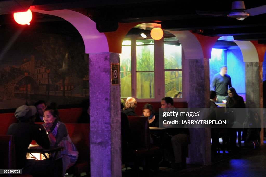 La Java night club and place of concert in Faubourg du Temple street ...
