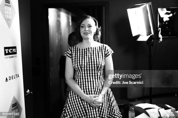 Filmstruck host Alicia Malone attends 'A Conversation with Gillian Armstrong' during day 3 of the 2018 TCM Classic Film Festival on April 28, 2018 in...