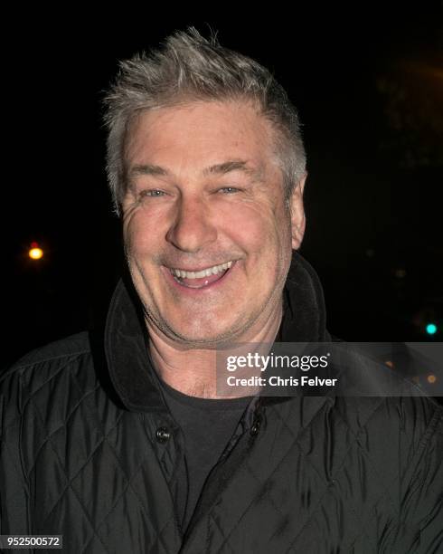 Portrait of actor Alec Baldwin in New York, New York, March 25, 2018.