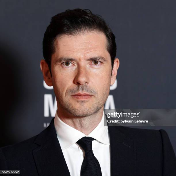 Melvil Poupaud attends Series Mania Lille Hauts de France Festival day 2 on April 28, 2018 in Lille, France.