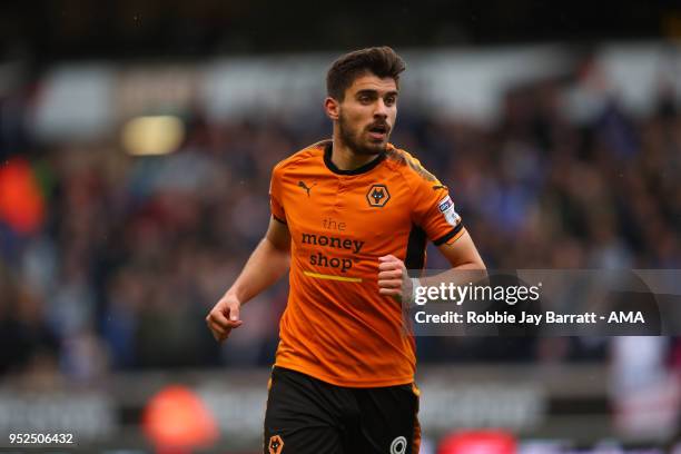 Ruben Neves of Wolverhampton Wanderers during the Sky Bet Championship match between Wolverhampton Wanderers and Sheffield Wednesday at Molineux on...