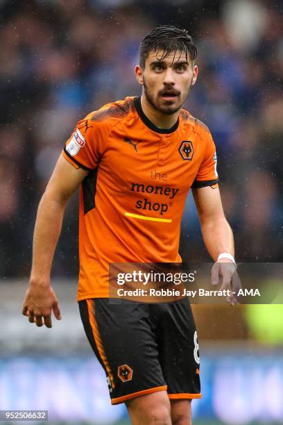 Ruben Neves of Wolverhampton Wanderers during the Sky Bet Championship match between Wolverhampton Wanderers and Sheffield Wednesday at Molineux on...