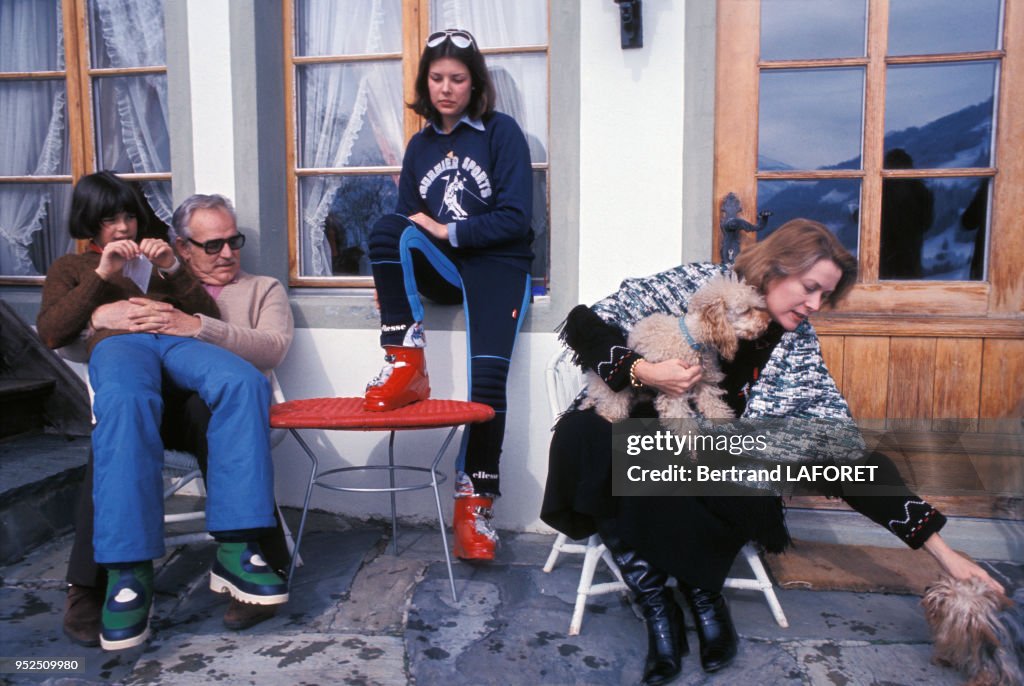 Grace Kelly et le Prince Rainier de Monaco dans les années 70