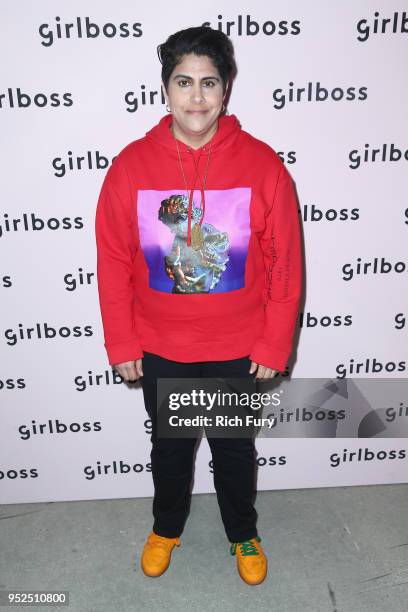 Of Beautycon Media Moj Mahdara attends 2018 Girlboss Rally at Magic Box on April 28, 2018 in Los Angeles, California.