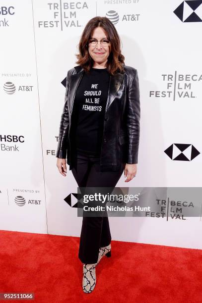 Producer Amy Baer attends the screening of "Mary Shelley" during the 2018 Tribeca Film Festival at BMCC Tribeca PAC on April 28, 2018 in New York...