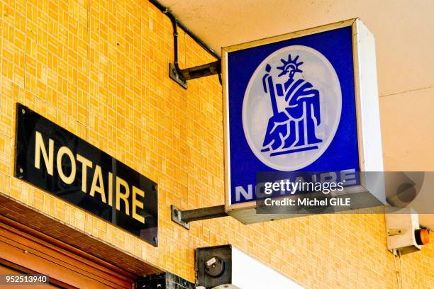 Enseigne à Durtal, Maine et Loire, France.