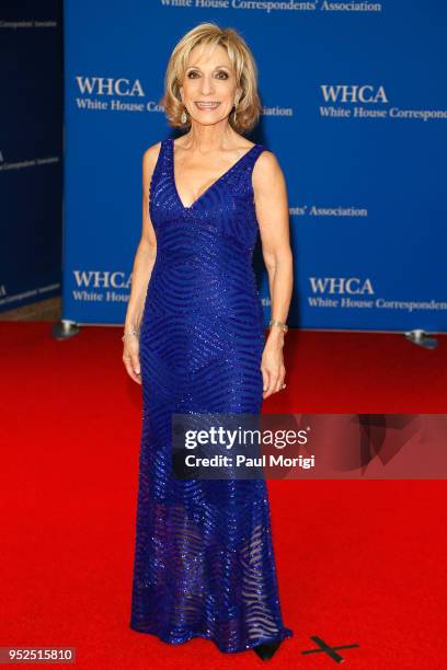 Journalist Andrea Mitchell attends the 2018 White House Correspondents' Dinner at Washington Hilton on April 28, 2018 in Washington, DC.