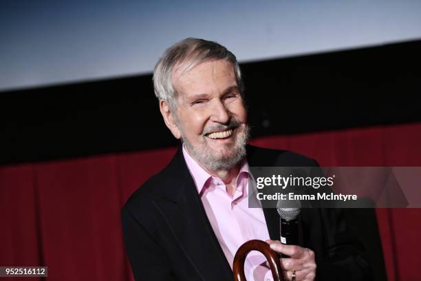 Director Robert Benton speaks onstage at the screening of 'Kramer vs. Kramer' during day 3 of the 2018 TCM Classic Film Festival on April 28, 2018 in...