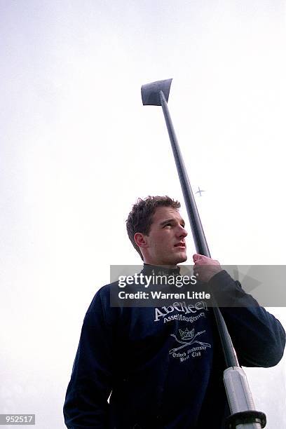 Dan Snow the President of the Oxford team during the Presidents Challange and Crew Announcement for the 147th Oxford & Cambridge Boat Race held at...