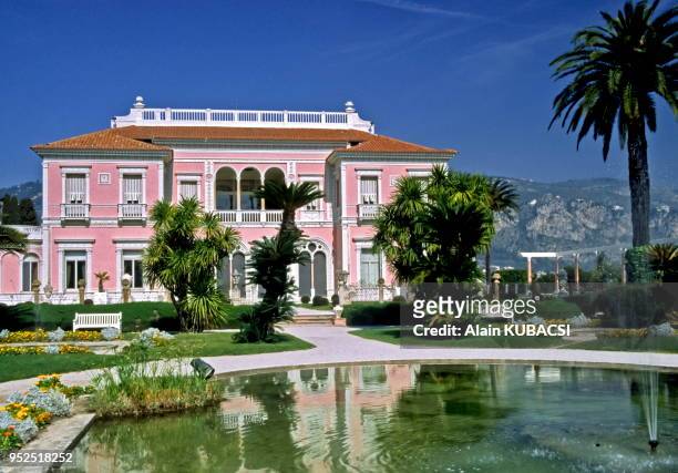 Villa Ephrussi de Rotschild, St Jean Cap Ferrat, Alpes Maritimes, France.