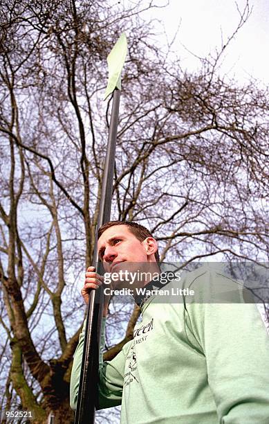 Sydney Olympic gold medalist and Cambridge team President Kieran West during the Presidents Challange and Crew Announcement for the 147th Oxford &...