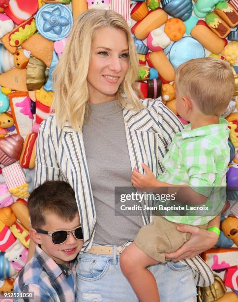 Heather Morris attends Zimmer Children's Museum's 3rd Annual We All Play Fundraiser on April 28, 2018 in Santa Monica, California.
