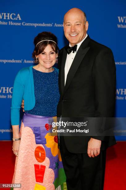 Lisa Pevaroff-Cohn and former White House chief economic advisor Gary Cohn attend the 2018 White House Correspondents' Dinner at Washington Hilton on...