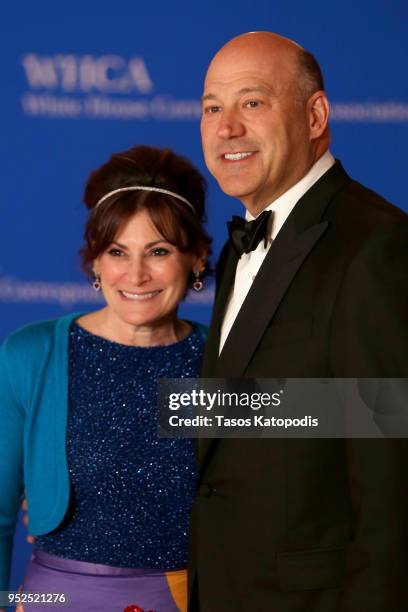 Lisa Pevaroff-Cohn and former White House chief economic advisor Gary Cohn attend the 2018 White House Correspondents' Dinner at Washington Hilton on...