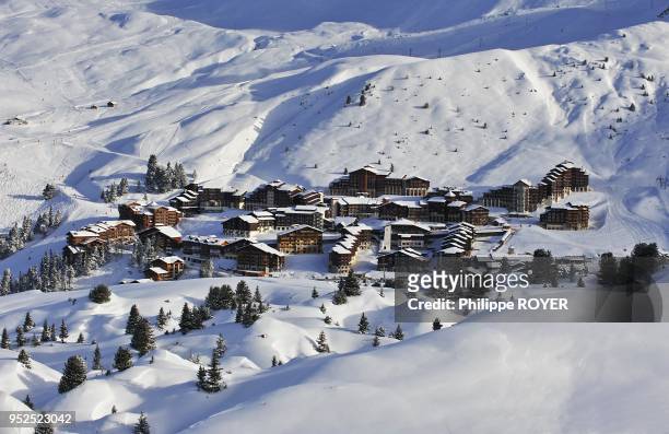 Ski resort of Belle Plagne,Alps, France.