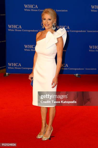 Kellyanne Conway attends the 2018 White House Correspondents' Dinner at Washington Hilton on April 28, 2018 in Washington, DC.