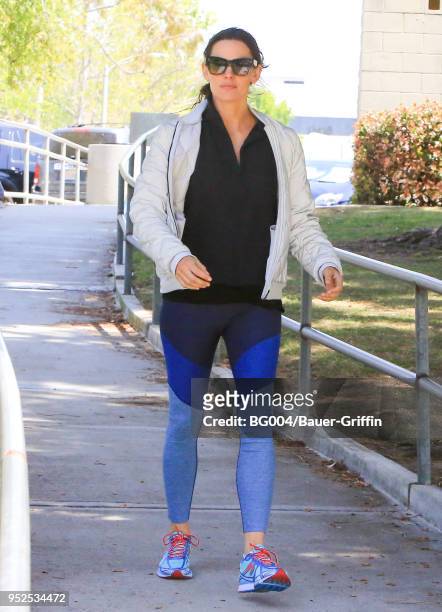 Jennifer Garner is seen on April 28, 2018 in Los Angeles, California.