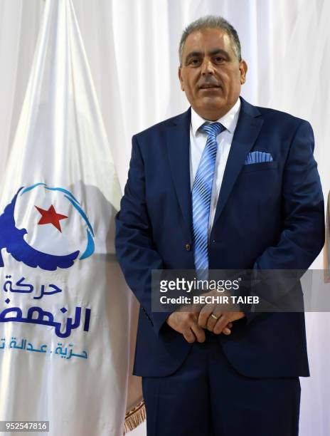 Simon Slama, the only Jewish candidate on the Islamist Ennahdha party's list for the municipal elections in the central coastal city of Monastir, 162...