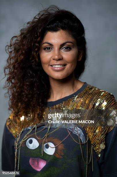 Comedian Nawell Madani poses during the Colcoa French Film Festival Day 6 at the Directors Guild of America, on April 28 West Hollywood, California.