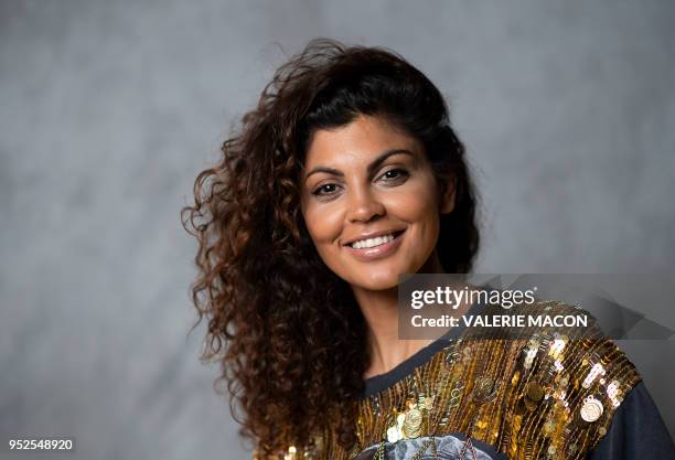Comedian Nawell Madani poses during the Colcoa French Film Festival Day 6 at the Directors Guild of America, on April 28 West Hollywood, California.