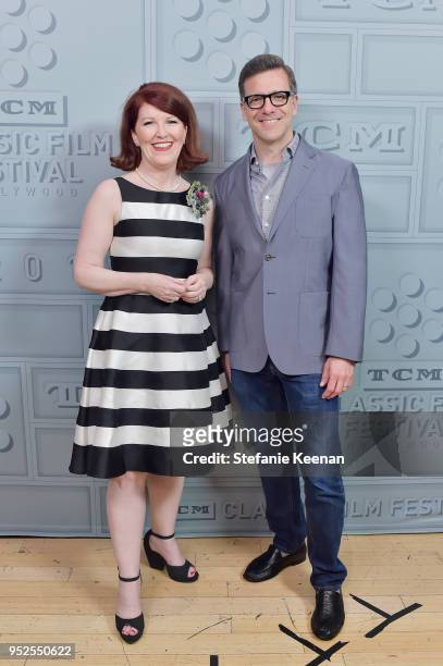 Actror Kate Flannery and Director, Business Development & Strategy at Turner Classic Movies Shannon Clute attends the screening of 'The Lost Weekend'...