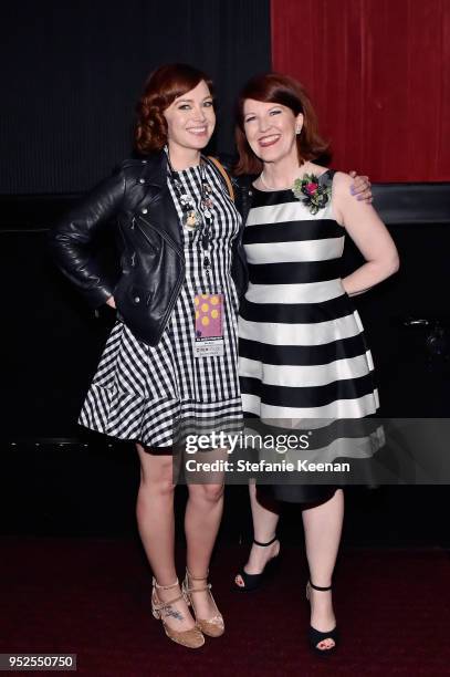 Filmstruck host Alicia Malone and actor Kate Flannery attend the screening of 'The Lost Weekend' during day 3 of the 2018 TCM Classic Film Festival...