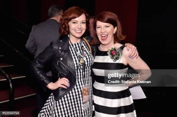 Filmstruck host Alicia Malone and actor Kate Flannery attend the screening of 'The Lost Weekend' during day 3 of the 2018 TCM Classic Film Festival...