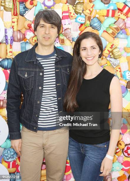 Demetri Martin and Rachael Martin attend the Zimmer Children's Museum's 3rd Annual We All Play Fundraiser held on April 28, 2018 in Santa Monica,...